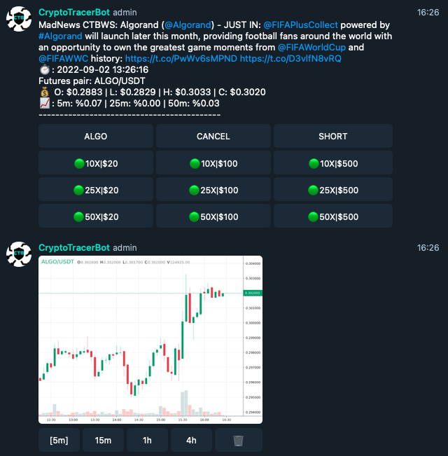 Example buttons and graphics